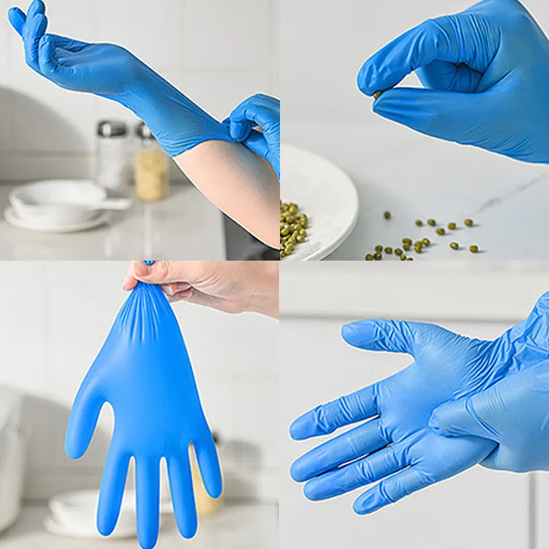 100PCS Blue Nitrile Disposable - Nitrile Mechanic Glove review and price