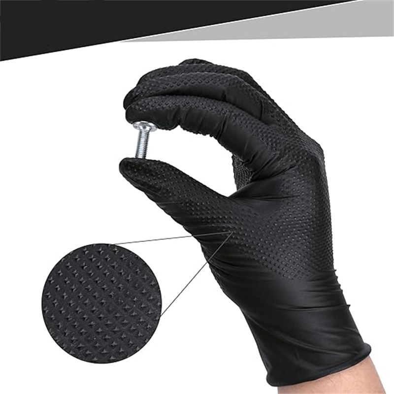 Heavy Duty Black Nitrile Glove - Nitrile Mechanic Glove review and price