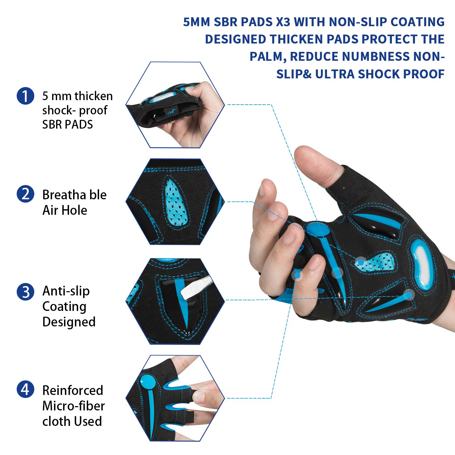 MOREOK Cycling Gloves,Breathab - Cycling Glove Padded review and price