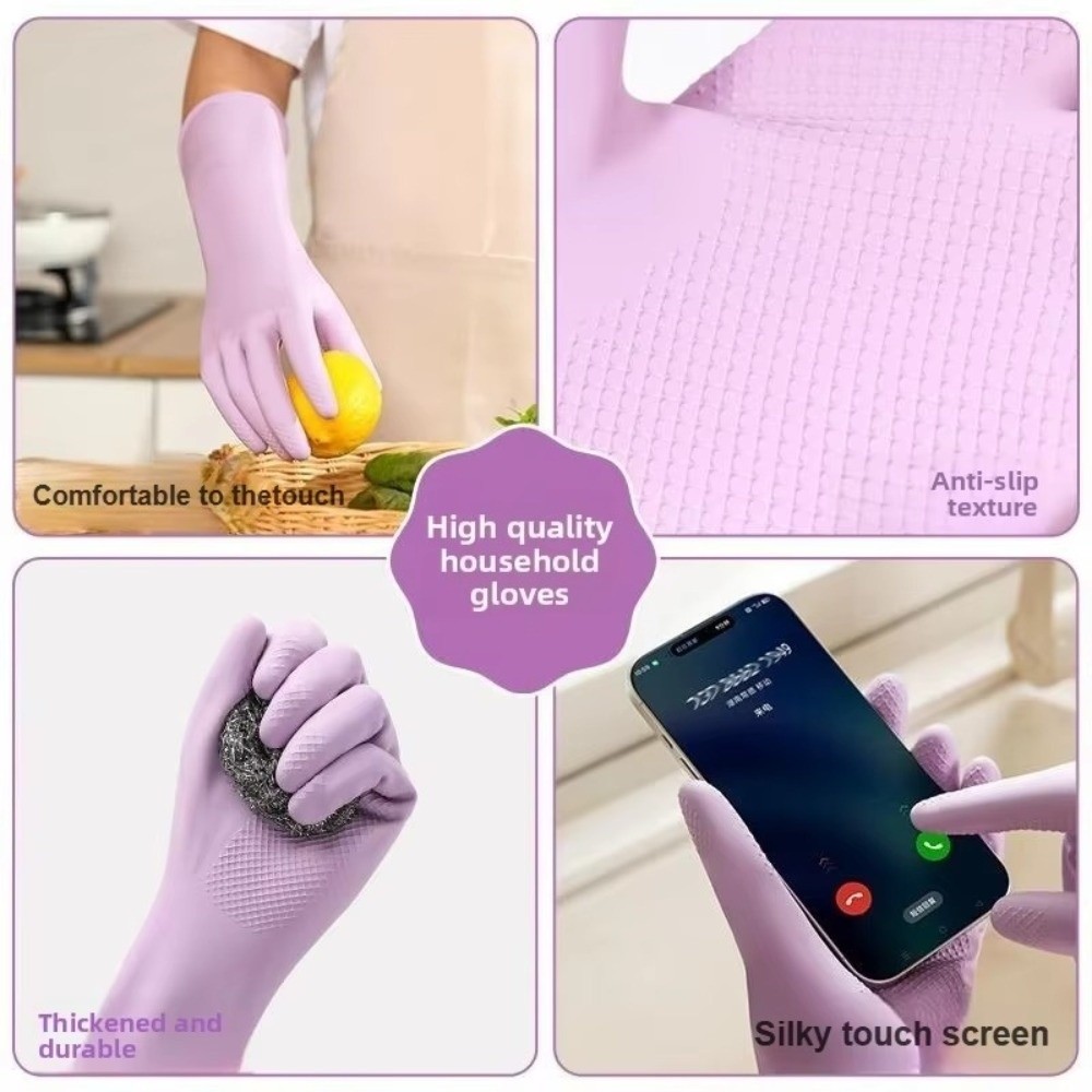 Latex Dish Washing Gloves with - Dish Glove Rubber review and price