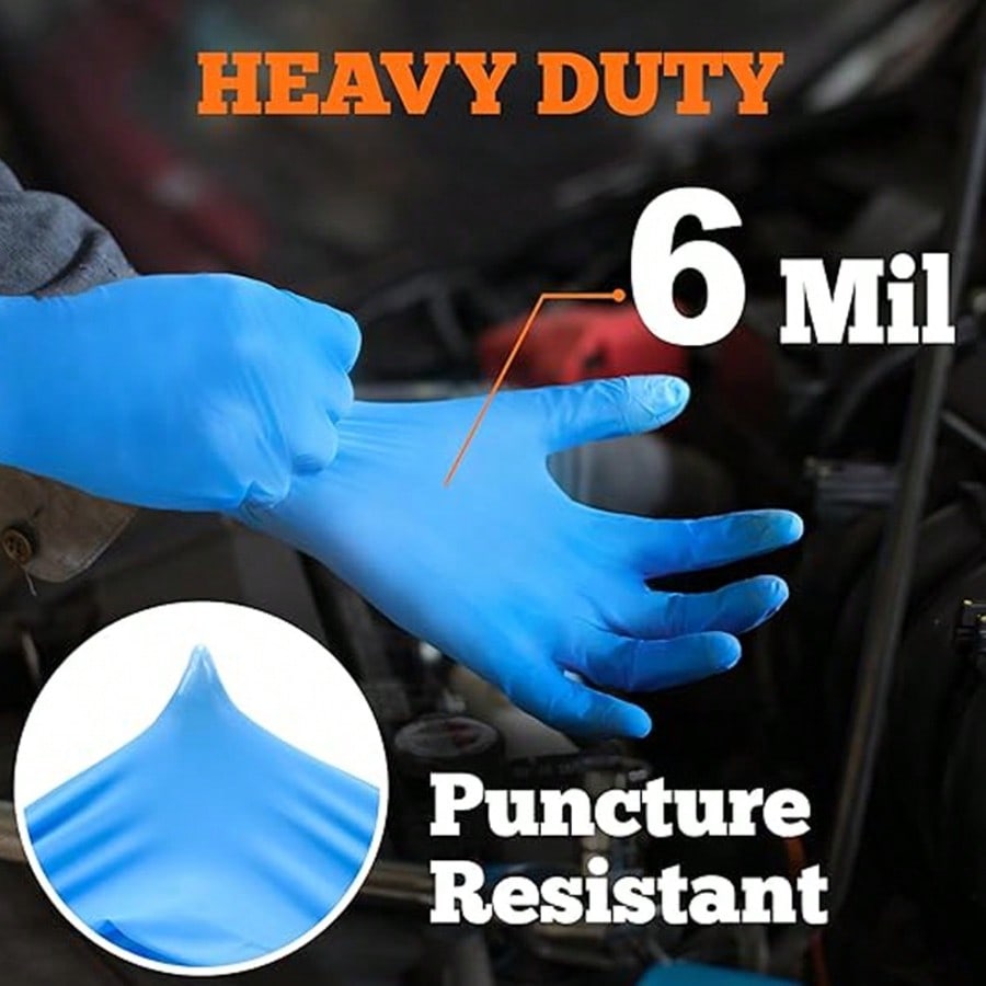 100pcs Heavy Duty Nitrile Disp - Nitrile Mechanic Glove review and price