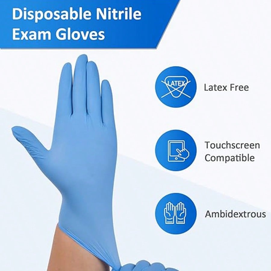100pcs Heavy Duty Nitrile Disp - Nitrile Mechanic Glove review and price