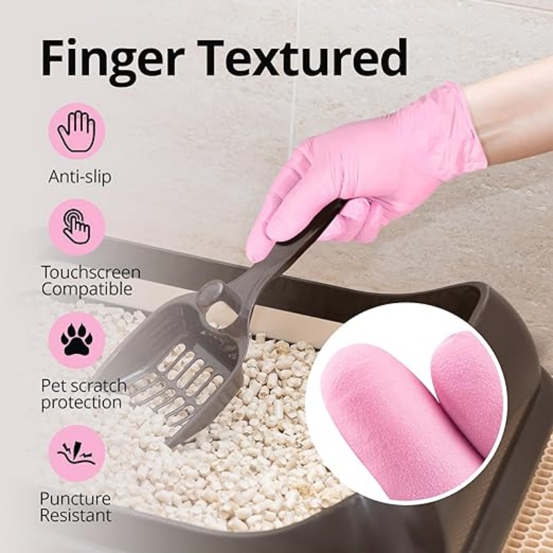 100PCS Disposable Nitrile Glov - Nitrile Mechanic Glove review and price