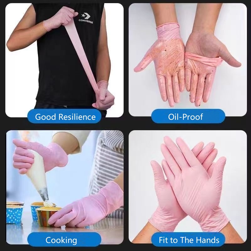 100PCS Disposable Nitrile Glov - Nitrile Mechanic Glove review and price