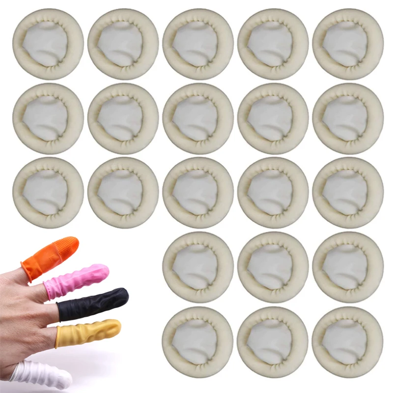 100pcs Disposable Latex Finger - Rubber Glove Cleaning review and price