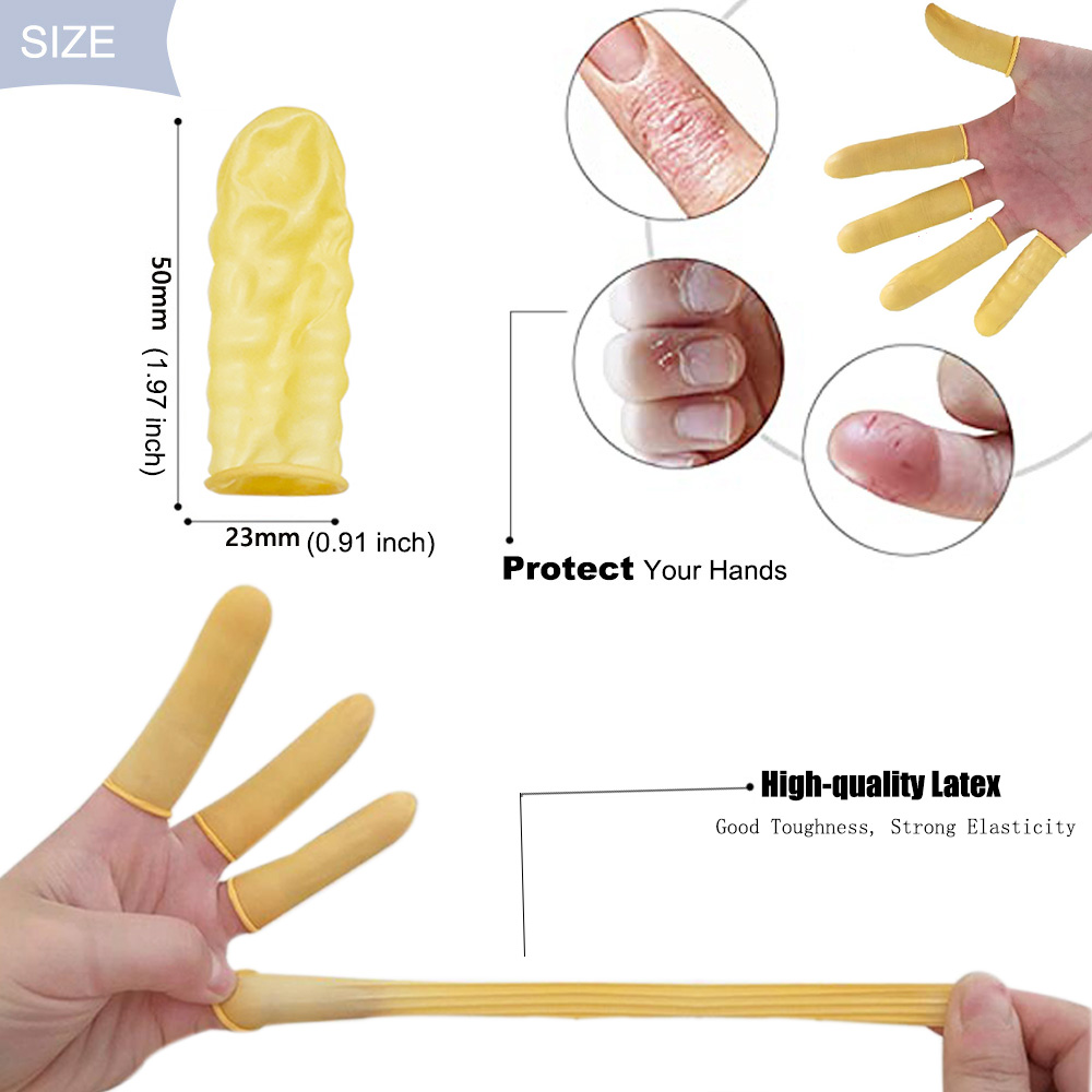 100pcs Disposable Latex Finger - Rubber Glove Cleaning review and price