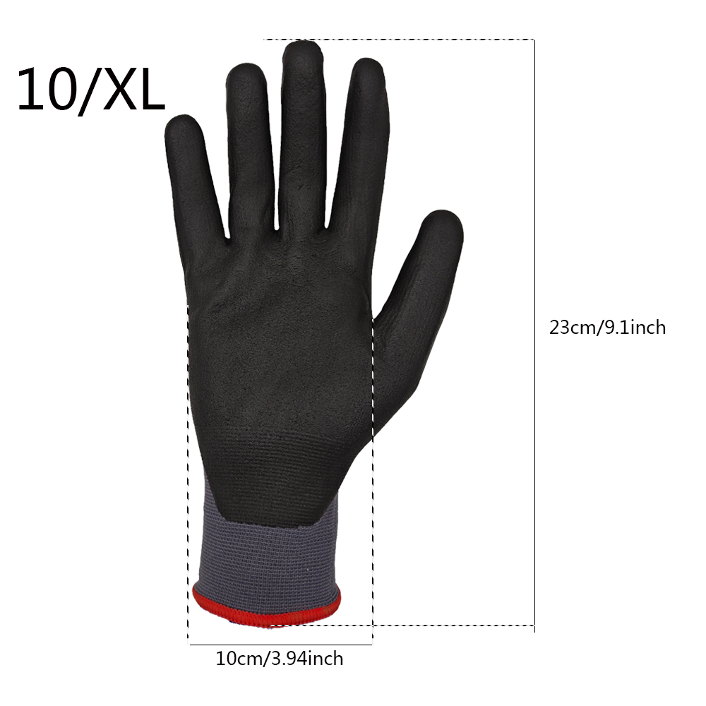 SAFETREE 10Pairs CE  Nylon Saf - Nitrile Mechanic Glove review and price