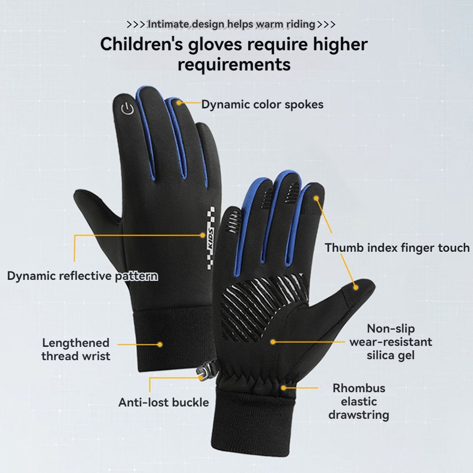 GTUBIKE Children's Gloves Touc - Ski Glove Waterproof review and price