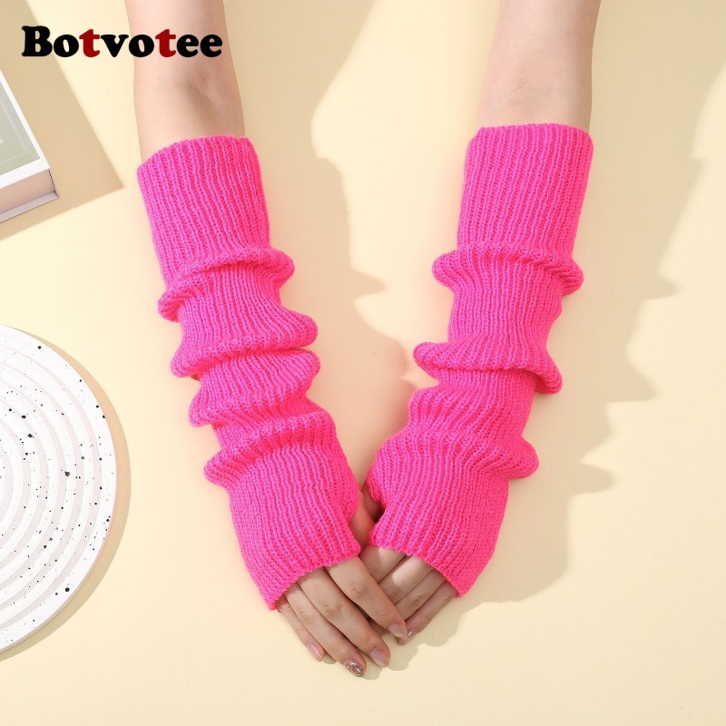 Botvotee Y2k Accessories Knit  - Fingerless Glove Knit review and price